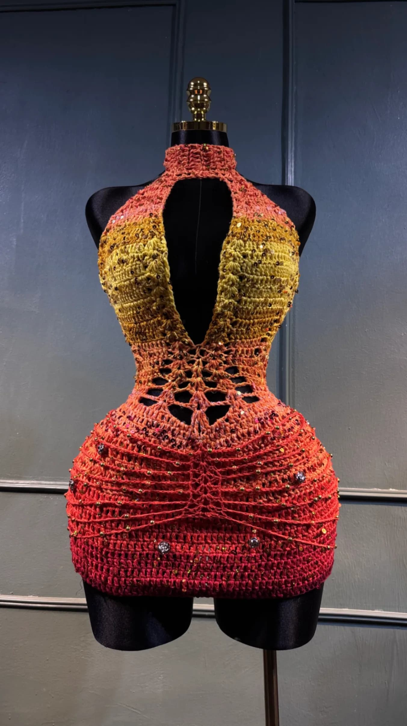 Citrus mini dress